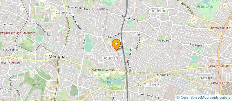 localisation de l'entreprise MONSIEUR CHRISTOPHER ROULOT  MERIGNAC