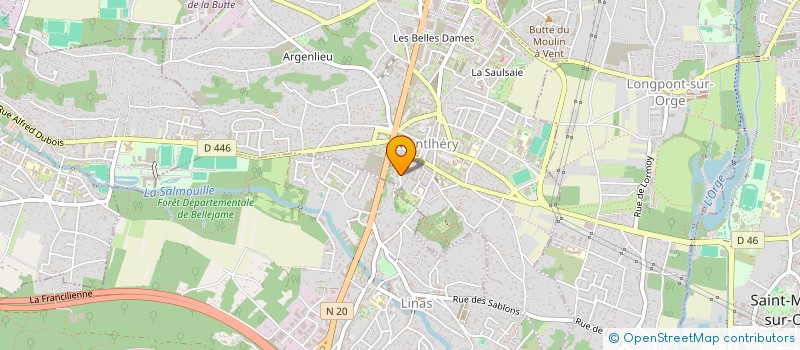 localisation de l'entreprise MONSIEUR CHRISTOPHER ROUSSAS à MONTLHERY