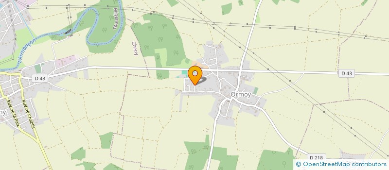 localisation de l'entreprise MONSIEUR CHRISTOPHER ROUSSELLE à ORMOY