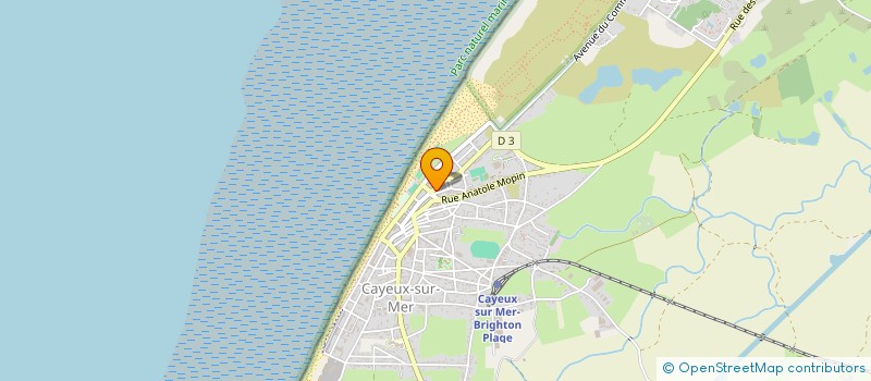 localisation de l'entreprise MONSIEUR CHRISTOPHER ROUSSET  CAYEUX-SUR-MER