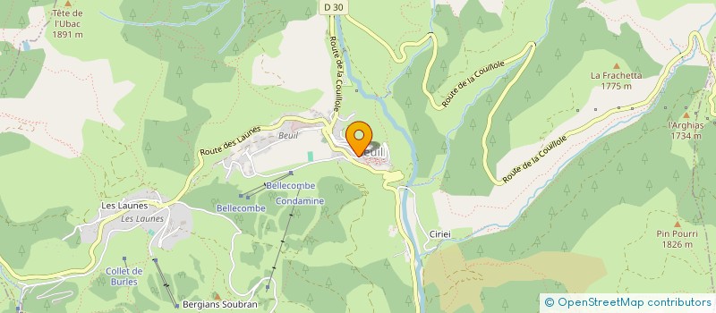 localisation de l'entreprise MONSIEUR CHRISTOPHER RUSSO  BEUIL