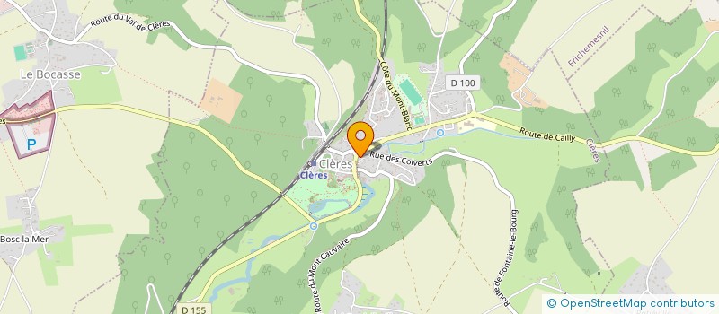 localisation de l'entreprise MONSIEUR CHRISTOPHER SAGOT  CLERES