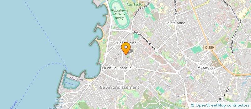 localisation de l'entreprise MONSIEUR CHRISTOPHER SALIS à MARSEILLE