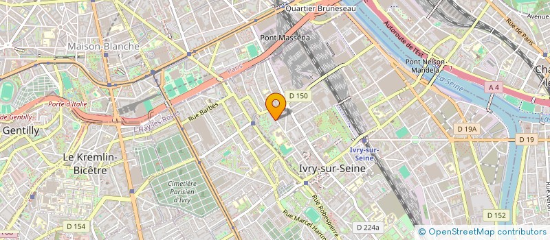 localisation de l'entreprise MONSIEUR CHRISTOPHER SALOTTI  IVRY-SUR-SEINE