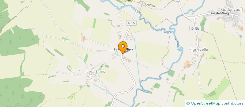 localisation de l'entreprise MONSIEUR CHRISTOPHER SAVAGE  LES THONS