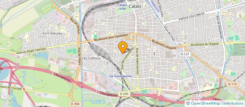 localisation de l'entreprise MONSIEUR CHRISTOPHER SCHRYVE  CALAIS