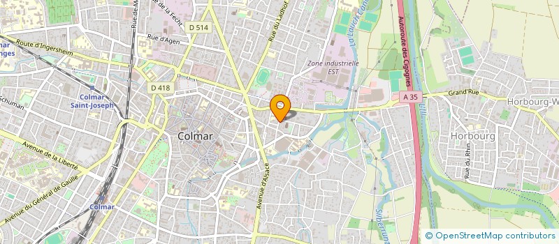 localisation de l'entreprise MONSIEUR CHRISTOPHER SCHUMANN  COLMAR