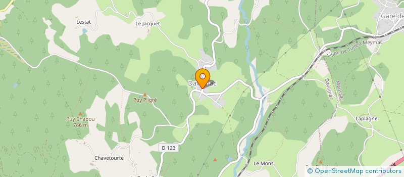 localisation de l'entreprise MONSIEUR CHRISTOPHER SEMET  DAVIGNAC