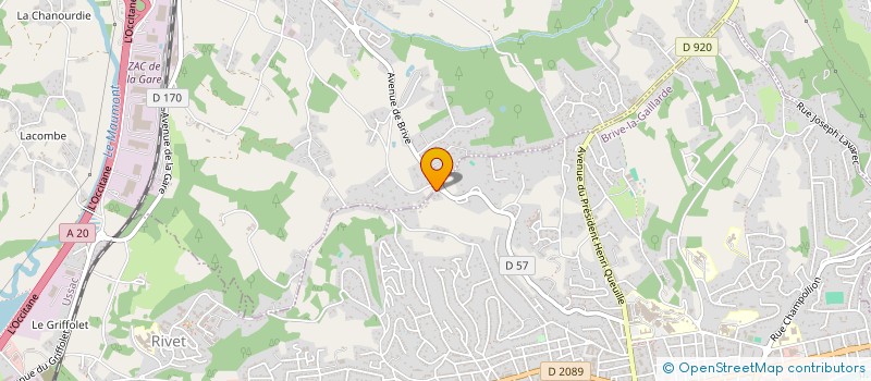 localisation de l'entreprise MONSIEUR CHRISTOPHER SERRANO-FERRER  BRIVE-LA-GAILLARDE