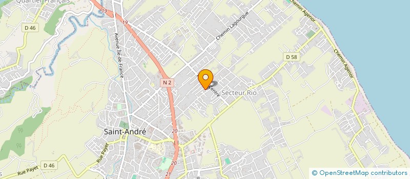 localisation de l'entreprise MONSIEUR CHRISTOPHER SINAMA-MOUTAMA à SAINT-ANDRE