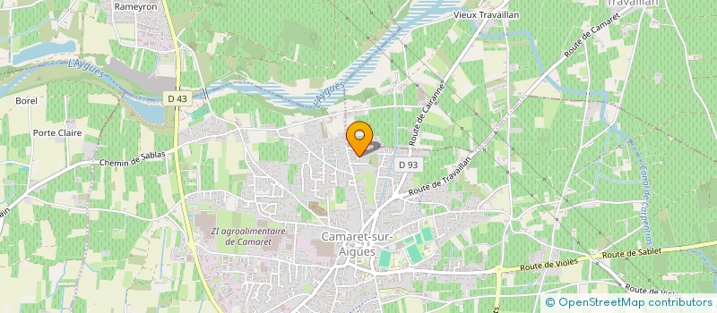 localisation de l'entreprise MONSIEUR CHRISTOPHER SPADAFORA  CAMARET-SUR-AIGUES