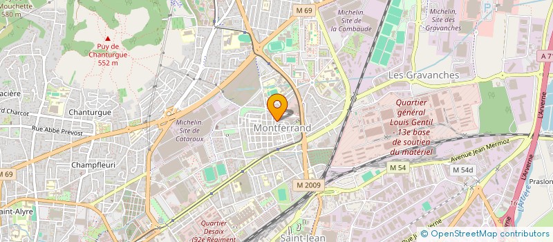 localisation de l'entreprise MONSIEUR CHRISTOPHER SPITTEL  CLERMONT-FERRAND