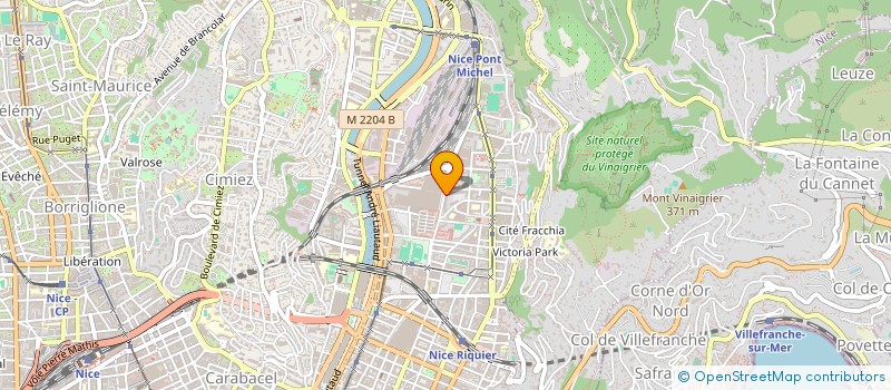 localisation de l'entreprise MONSIEUR CHRISTOPHER TAORMINA  NICE