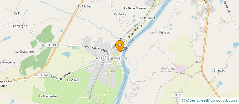 localisation de l'entreprise MONSIEUR CHRISTOPHER TAYLOR  ANSAC-SUR-VIENNE