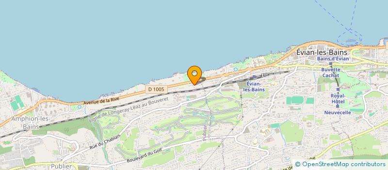 localisation de l'entreprise MONSIEUR CHRISTOPHER TEIXEIRA  EVIAN-LES-BAINS