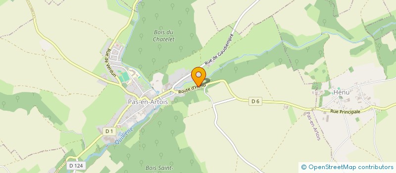 localisation de l'entreprise MONSIEUR CHRISTOPHER TIRON  PAS-EN-ARTOIS