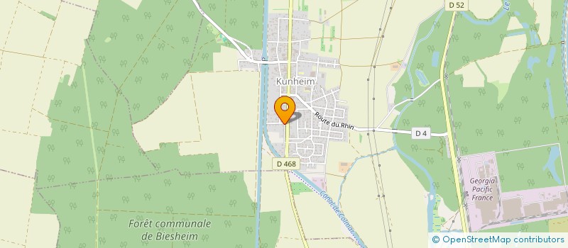 localisation de l'entreprise MONSIEUR CHRISTOPHER TOENJES  KUNHEIM