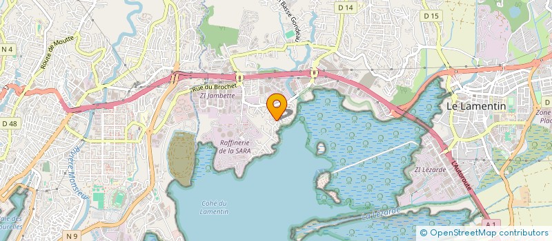 localisation de l'entreprise MONSIEUR CHRISTOPHER TRAVAILLEUR  LE LAMENTIN