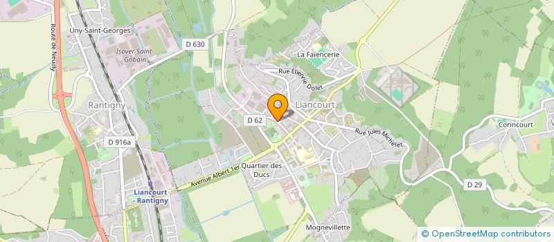 localisation de l'entreprise MONSIEUR CHRISTOPHER VAN WYNENDAELE  LIANCOURT