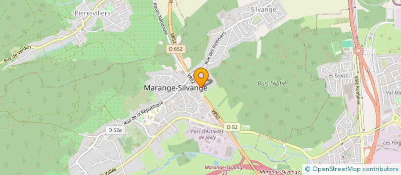 localisation de l'entreprise MONSIEUR CHRISTOPHER VANDENBERG  MARANGE-SILVANGE