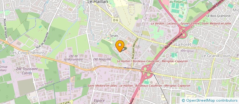 localisation de l'entreprise MONSIEUR CHRISTOPHER VANOPBROCKE  LE HAILLAN