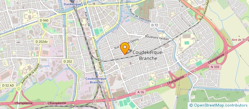 localisation de l'entreprise MONSIEUR CHRISTOPHER VANPEENE  COUDEKERQUE-BRANCHE