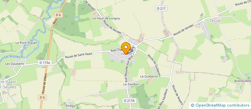 localisation de l'entreprise MONSIEUR CHRISTOPHER VARIN  VENDES