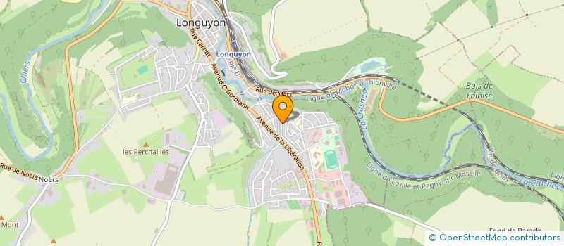 localisation de l'entreprise MONSIEUR CHRISTOPHER VARNIER  LONGUYON