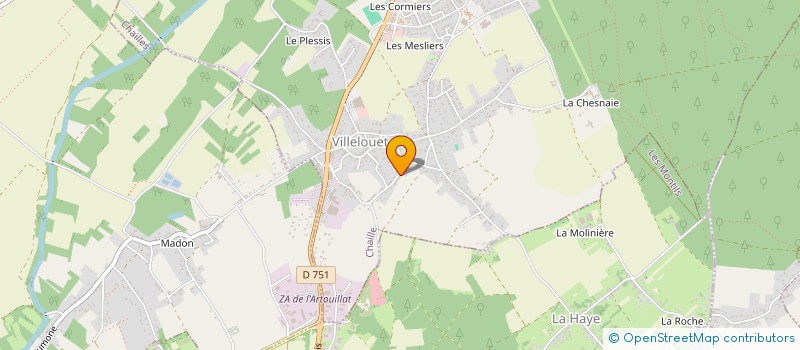 localisation de l'entreprise MONSIEUR CHRISTOPHER VERCHAIN  CHAILLES