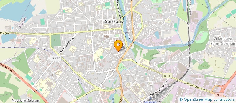 localisation de l'entreprise MONSIEUR CHRISTOPHER VERRIER à SOISSONS