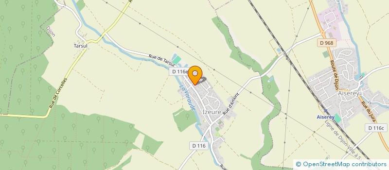 localisation de l'entreprise MONSIEUR CHRISTOPHER VIARDOT  IZEURE