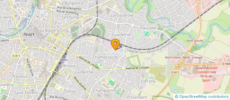 localisation de l'entreprise MONSIEUR CHRISTOPHER VICENS  NIORT