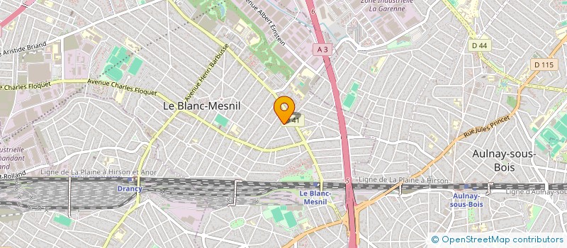 localisation de l'entreprise MONSIEUR CHRISTOPHER VICENTE à LE BLANC-MESNIL