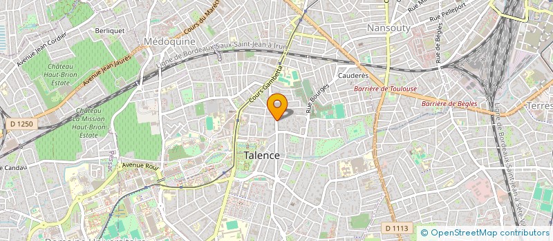localisation de l'entreprise MONSIEUR CHRISTOPHER VIDAL à TALENCE