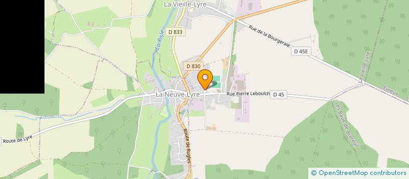 localisation de l'entreprise MONSIEUR CHRISTOPHER VINCENT  LA VIEILLE-LYRE