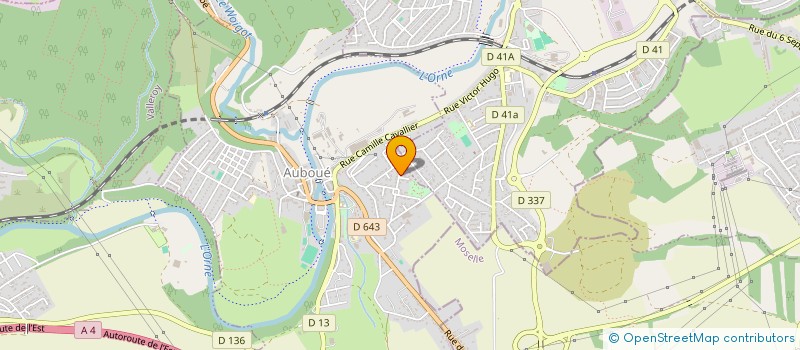 localisation de l'entreprise MONSIEUR CHRISTOPHER VISSE  AUBOUE