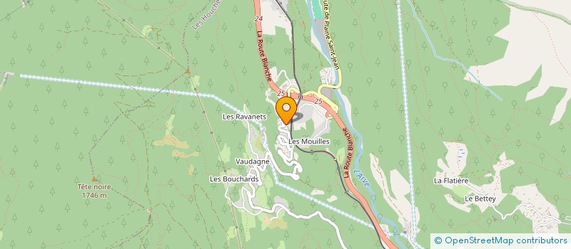 localisation de l'entreprise MONSIEUR CHRISTOPHER WADE  LES HOUCHES