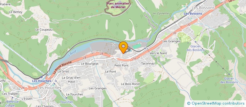 localisation de l'entreprise MONSIEUR CHRISTOPHER WALLACE-TARRY  LES HOUCHES