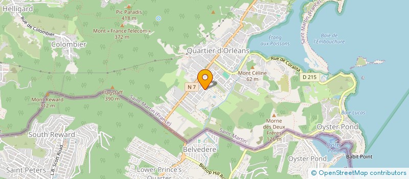 localisation de l'entreprise MONSIEUR CHRISTOPHER WEBSTER  SAINT MARTIN