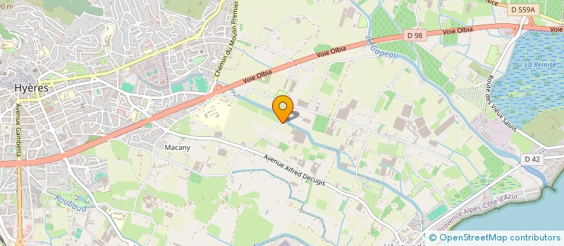 localisation de l'entreprise MONSIEUR CHRISTOPHER WILSON à HYERES