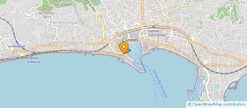 localisation de l'entreprise MONSIEUR CHRISTOPHER WRIGHT à CANNES