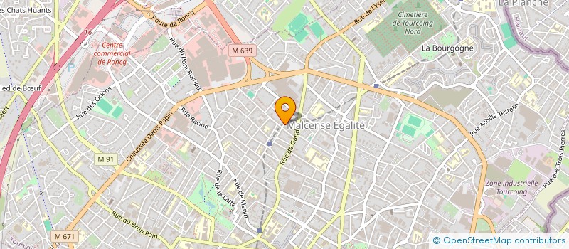 localisation de l'entreprise MONSIEUR CHRISTOPHEUR POUDRE  TOURCOING