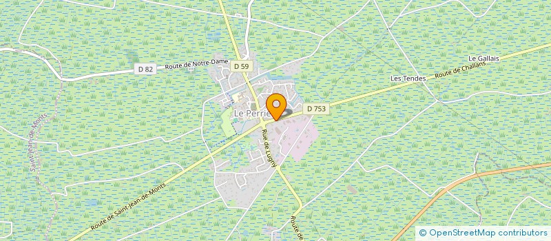 localisation de l'entreprise MONSIEUR CHRISTOS FRANCHETEAU  LE PERRIER