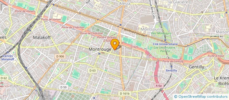 localisation de l'entreprise MONSIEUR CHRISTOS PARCHAS  MONTROUGE