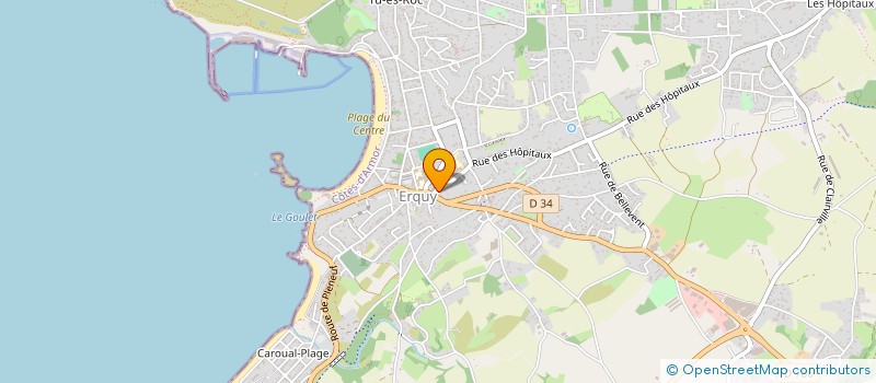 localisation de l'entreprise MONSIEUR CHRISTPOHE OMNES  ERQUY