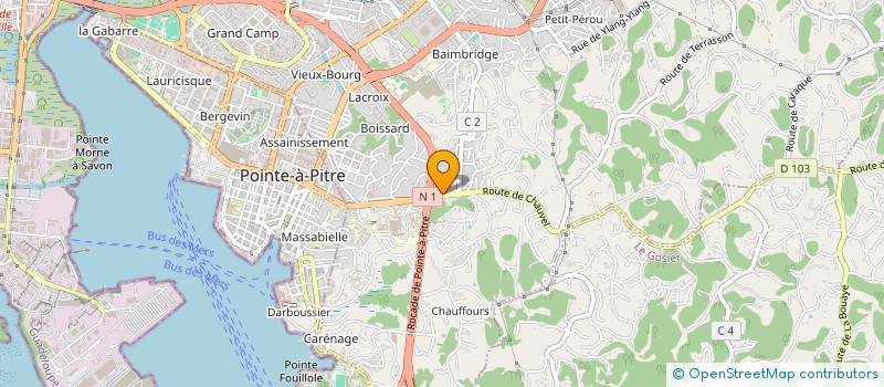 localisation de l'entreprise MONSIEUR CHRISTSON DELICES à LES ABYMES