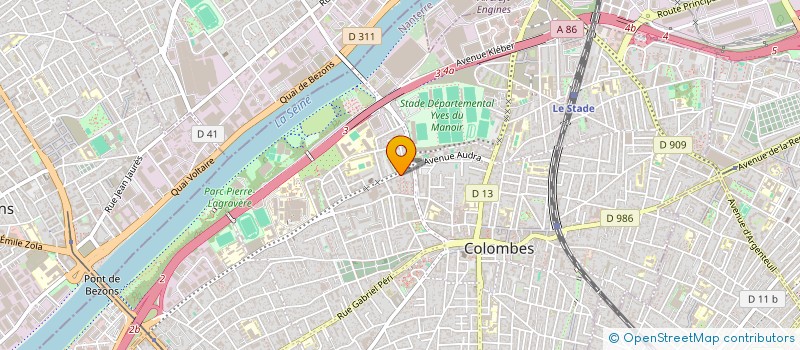 localisation de l'entreprise MONSIEUR CHRISTY KABEMBA  COLOMBES