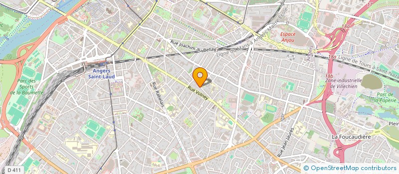 localisation de l'entreprise MONSIEUR CHRISTY YOULAMBI WANGUIZO à ANGERS