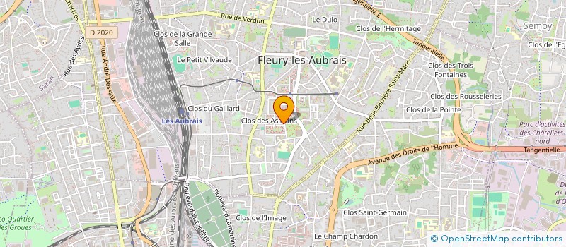 localisation de l'entreprise MONSIEUR CHRISVI KOULFATE à FLEURY-LES-AUBRAIS