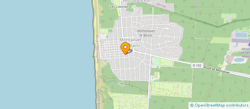 localisation de l'entreprise MONSIEUR CHRITOPHE POPINEAU  VENDAYS-MONTALIVET